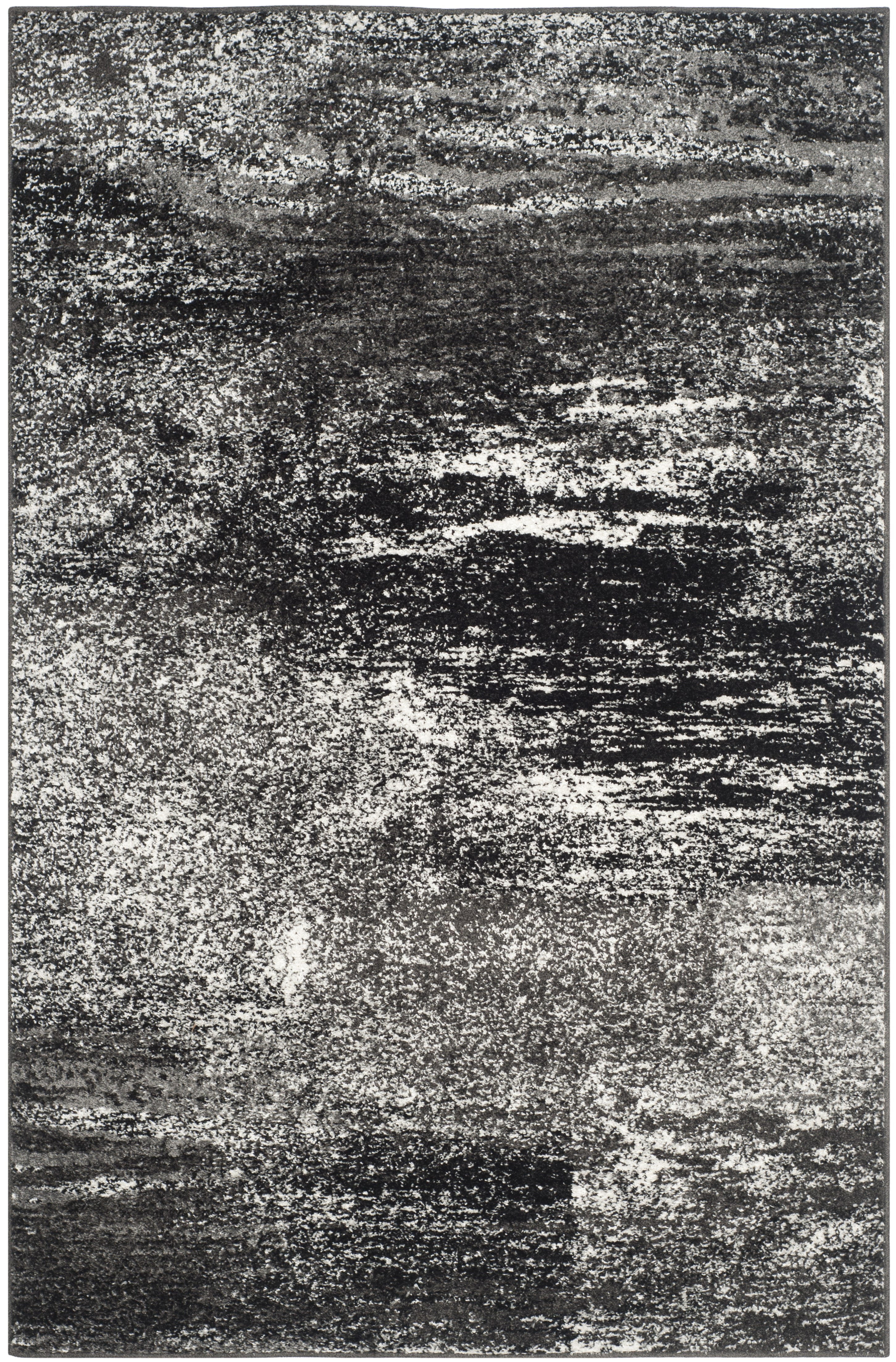 Safavieh Adirondack Rudyard Abstract Ombre Area Rug, Silver/Black, 6' x 8'