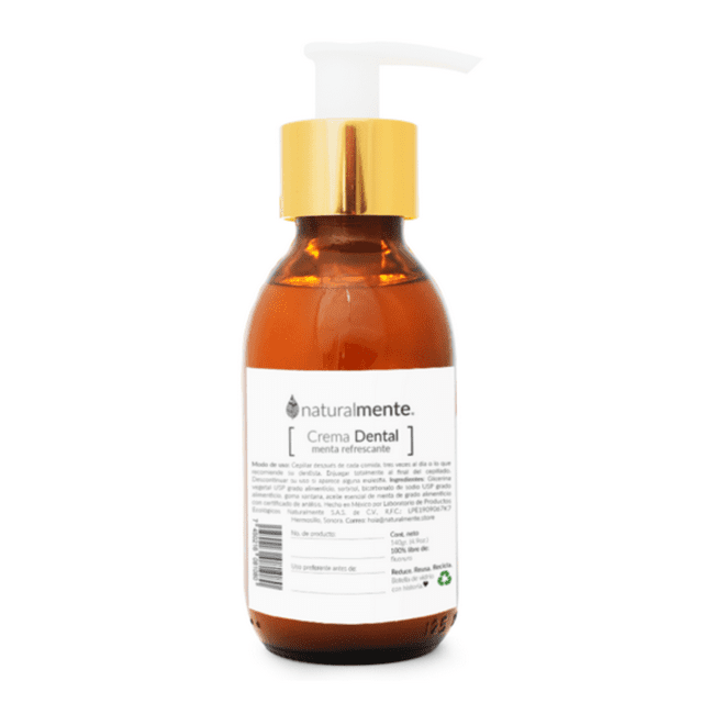Naturalmente Crema Dental Refrescante Menta 140gr