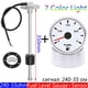 thumbnail image 1 of 240-33 Ohm Fuel Level Gauge With Fuel Float Level Sensor 100-600mm For Marine Car Boat Rv 2" 52mm Oil Tank Level Indicator 9-32v, 1 of 1