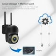 thumbnail image 2 of PTZ Security Camera, 2MP WiFi Camera, Auto Tracking&Light Alarm Floodlight & Color Night Vision, 2-Way Audio for Home, Black, 2 of 8
