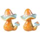 thumbnail image 1 of Mushroomss Toilet Porcelain Toilet Covers Decorative/ Toilet Screw Cover Caps/ 2Pcs Ceramic Mushroomss Toilet Screw Caps/ Bathroom Decor, 1 of 7