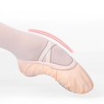thumbnail image 2 of Chaussures de Ballet pour Filles en Toile Semelle Souple Chaussons de Ballet, 2 of 5