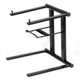 thumbnail image 2 of ProX T-LPS600 Foldable and Portable DJ Laptop Stand with Adjustable Shelf, Black, 2 of 5
