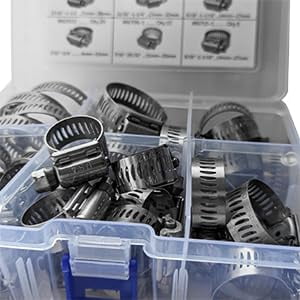 Merrill Adjustable Stainless Steel Clamps 49 Pack