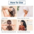 thumbnail image 4 of TEPENAR Accesorio para secador de pelo con capó: secador de pelo con capucha extra grande mejorado, tapas suaves ajustables para secador, fácil de usar para el cuidado del cabello con textura natural, 4 of 5