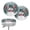 Christmas Snowman Candy cane, variant on HUIACONG With Elastic Bands Round Bar Stool Seat Covers for Vanity Hotel, Polyester Washable Bar Chair Covers with Stretch