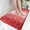 Red, variant on Bathroom Rugs Non Slip 15x23in - Absorbent Microfiber Bath Mat for Tub Shower - Machine Washable Floor Mats for Living Room Kitchen Bedroom - Rubber Backing Runner Carpet for Home Laundry Pet Area