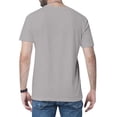 thumbnail image 3 of Mens Cool Chinese Loong T-Shirt Tops Novelty Print Short Sleeve Crewneck Tees Light Gray XXL, 3 of 5