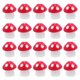 thumbnail image 1 of EeaseMX 50 piezas de hongos artificiales decorativos en maceta, accesorios de fotografía (rojos), 1 of 8