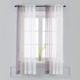 thumbnail image 4 of Cortinas transparentes Ombre - Cortinas de dormitorio y sala de estar con bolsillo de varilla MABOTO Cortinas transparentes, 4 of 7