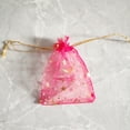 thumbnail image 6 of 100pcs Star Moon Organza Gift Bags Small Bag for Jewelry Pouch Mini Sachet Drawstring Storage Bag Jewelry Packaging Display Bags Rose Red 9x12cm, 6 of 6