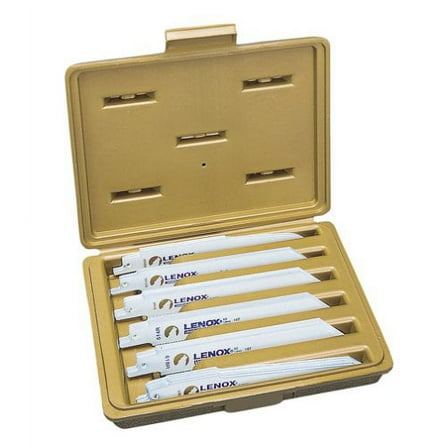 LENOX 20433-24RKG 24 Piece General Purpose 6" Cutting & Demolition Reciprocating Saw Blade Set