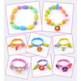 thumbnail image 3 of LNGOOR 160 Pieces Snap Pop Beads Toys, Kids Jewelry Making Kit Pop-Bead Art and Craft Kits DIY Bracelets Necklace Hairband and Rings Toys for Age 3-8 Years Old Girl, 3 of 7
