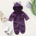 thumbnail image 2 of FDDMis Zipper Onesies 0-3 Months Toddler Girl Sweatsuit 6-12 Month Boy Clothes Girls' Overalls Side Snap Onesies Baby Boy Baby Long Sleeve Bodysuit Overalls for Toddler Girls Kids Coveralls 4t, 2 of 9