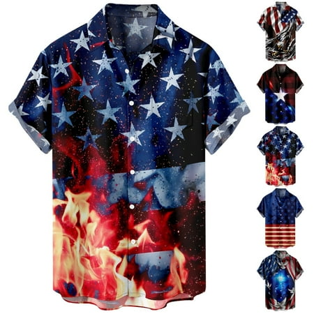 

Mens Urban Stylish Casual Shirt Beach Tops