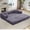 Dark Gray, variant on Muumblus 78" Corduroy Loveseat Cloud Sofa , Queen Size Convertible Slpper Couch Bed for Living Room, Black