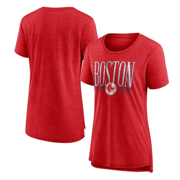 Women's Red Boston Red Sox Toppler Tri-Blend T-Shirt