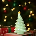 thumbnail image 6 of Uxgjfwu Ceramic Christmas Tree with Lights, Illuminated Desktop Holiday Decoration, Glowing Festive Display for Home, Office Seasonal Decor, 6 of 8