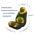 thumbnail image 3 of Uemuo Sunflower Pattern Car Seat Covers for Front Seats Waterproof Seat Covers for Cars, Universal Auto Front Seats Protector Fits for Car-2 PCS, 3 of 6