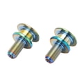 thumbnail image 4 of Perno de manivela mano de obra fina Aleación de titanio Soporte inferior Tornillo Superficie de oxidación anódica Alta dureza para bicicleta de montaña Amonsee Otros, 4 of 8
