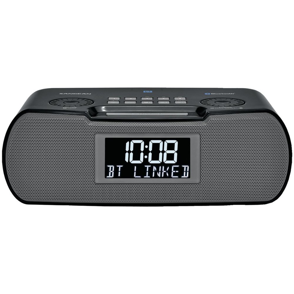 Sangean RCR20 Digital AM/FMRDS/Bluetooth Clock Radio with USB Charger