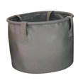 thumbnail image 4 of Cubo plegable portátil kusrkot para almacenamiento de agua Gris 13L 28cmx21cm, 4 of 8