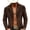 Coffee, variant on Mens Faux Suede Fringe Jacket Lapel Collar Open Front Western Coat for Fall Winter Party
