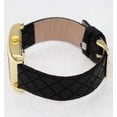 thumbnail image 4 of 38mm Montres Carlo Women Luxury Fashion Vegan Leather Quartz Dress Wrist Watch (Gold/Black), 4 of 4