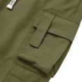 thumbnail image 5 of WIZUTIZ Men's Work Pants Thin Straight Leg Cargo Casual Trousers Multi-Pocket Wear-Resistant Polyester Relaxed Fit for Outdoor Labor Daily Commute Mens Fashion, 5 of 6