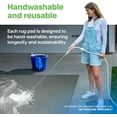 thumbnail image 3 of Waterproof Rug Pad, 3x5 ft (1/4" Medium) - Non-Slip Cushioned Pad for Area Floors - Washable, Pet-Friendly, Protects Floors from Spills and Accidents, Scratch-Resistant Rug Underlay, 3 of 7