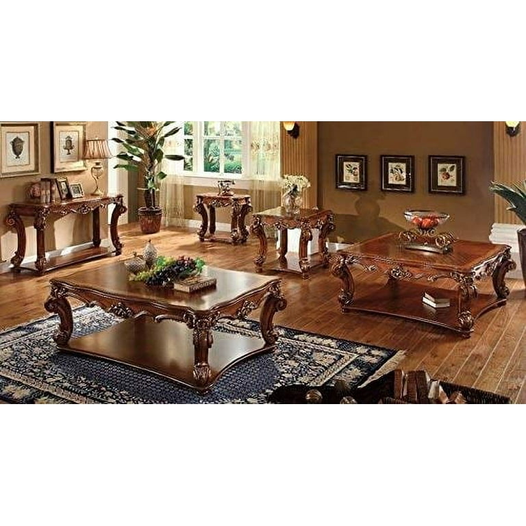 ACME Vendome Coffee Table (Square), Cherry - Walmart.com