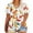 10-Multicolor, variant on DJskiyers Womens Oversized Graphic Tees V Neck Plus Size Shirt Floral Print Short Sleeve Summer T-Shirt Boho Tops 2025