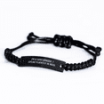 thumbnail image 2 of Watchmaker Gifts, Funny Quote Rope Bracelet, 'I'm A Watchmaker. I Speak Fluently In genius.', Father's Day Unique Gifts from Men, for Watchmaker, 2 of 4