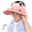 Pink, variant on CHUMUD Kids USB Powered Fan Sun Hat, Cartoon Frog Wide Brim UPF 50 Cooling Hat with Charging Cable, Breathable Outdoor Hat for Boys 4-12 Years Old