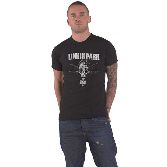Linkin Park Unisex T-Shirt: Gas Mask
