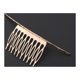 thumbnail image 4 of BRIGHTFUFU Peinetas laterales sencillas para el cabello, con pinza para el cabello, para mujeres y niñas (doradas), 4 of 7