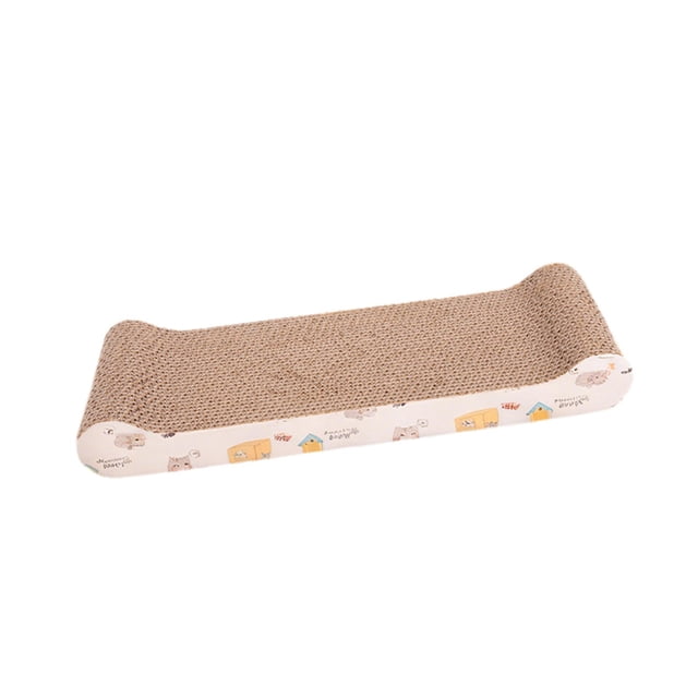 Flynix Cat Scratcher Board Kitten Sleeping Nest Lounge Bed Scratching Board for Resting Bone
