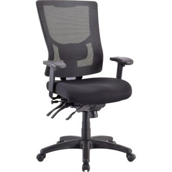 Multifunctional Mesh High Back Executive Chair - Black