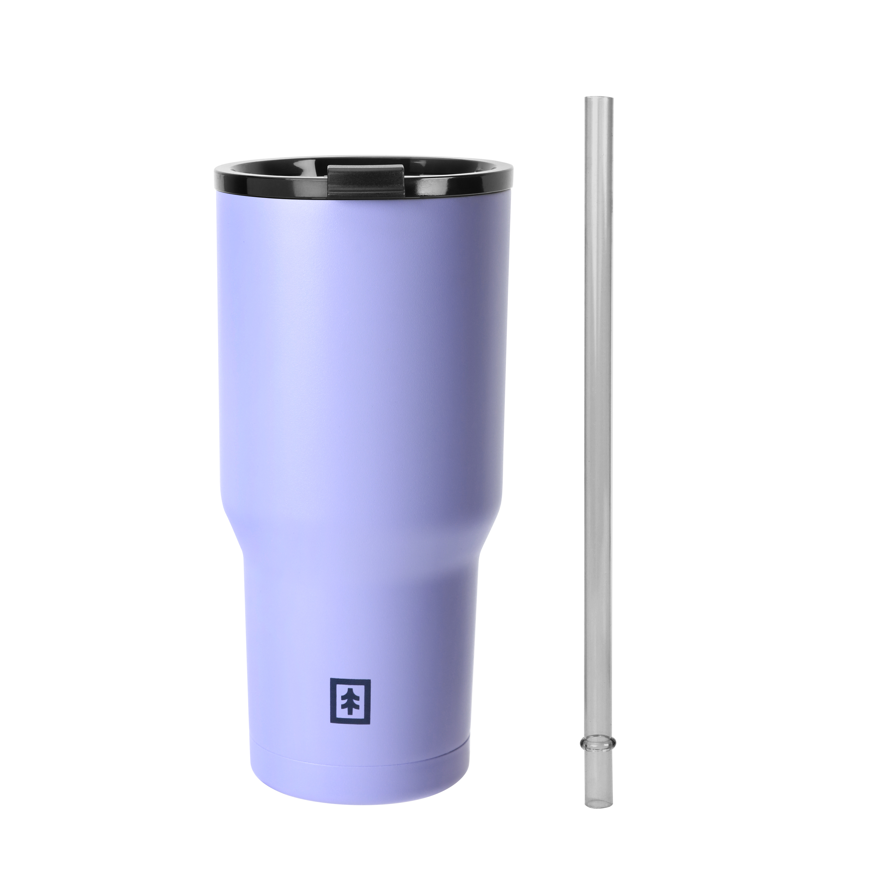 Swiss Tech Becher Myrtle Purple 30oz Water Bottle, Triple-Wall Copper Lined, Leak Proof