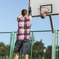 thumbnail image 5 of Naloa Heart Plaid Basketball Jersey Reversible Men's Mesh Athletic Sports Shirts Training Practice S-4XL4X-Large, 5 of 6