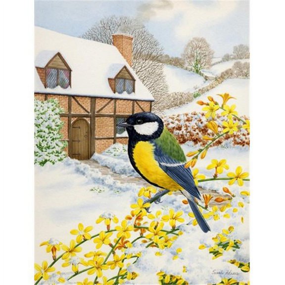 Great Tit Flag Garden Size