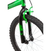 Pacific Erupt Kids Bike, 20 Inch Wheel, Single Speed, Green