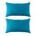 thumbnail image 1 of Outdoor Lumbar Cushion 12x20in - Aqua (2 Pack), 1 of 4