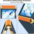 thumbnail image 2 of Designed for Galaxy Z Flip 5 Case with Hinge Protection,Samsung Flip 5 Heavy Duty Shockproof Full Body Protective Phone Case Cover for Z Flip 5 5G(2023)-Blue2, 2 of 12