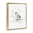 thumbnail image 2 of Stupell Industries Rustic Lodge Blue Jay Perched Nature Gold Floating Frame Canvas Art, 25 x 31, by Kelley Talent, 2 of 7