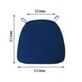 BalsaCircle Cushions for Chiavari Chairs Navy Blue