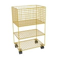 thumbnail image 2 of Colaxi Yoga Mat Storage Rack Fitness Dumbbell Rack for Resistance Bands Kettlebells Gold, 2 of 8
