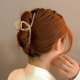 thumbnail image 1 of Pinza de pelo geométrica de Metal para mujer y niña, horquillas de cangrejo, pinzas cruzadas de moda, pasadores, Clip de cola de caballo coreano, accesorios para el cabello, 1 of 4