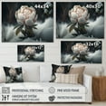 thumbnail image 4 of Designart A Blooming White Peony Flower In Winter I Canvas Wall Art, 4 of 5