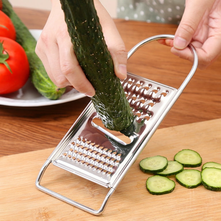 Handheld Carrot Grater - Three-Blade - Rust-Proof - Sharp - Fast Cooking -  Multifunction Vegetable Cabbage Slicer Grater - Kitchen Tool - Home Use